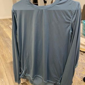 Dusty blue Smart Pak Piper long sleeve sun shirt size XL